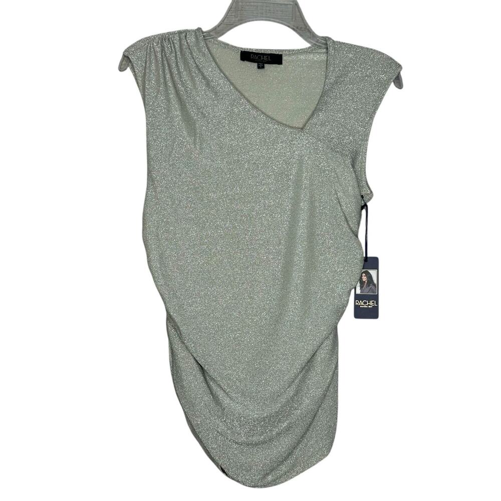 Rachel Roy Silver Sleeveless Women’s Blouse size Small New